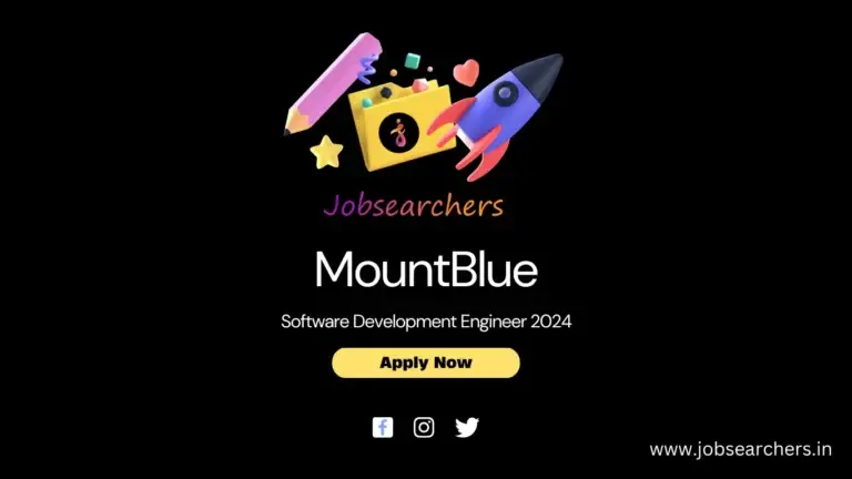 MountBlue Hiring freshers for software development engineer role 2024